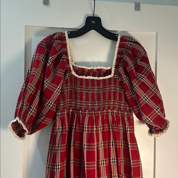 Christy Dawn NWT The Katrina Dress in Holiday Plaid - Picture 6 of 7